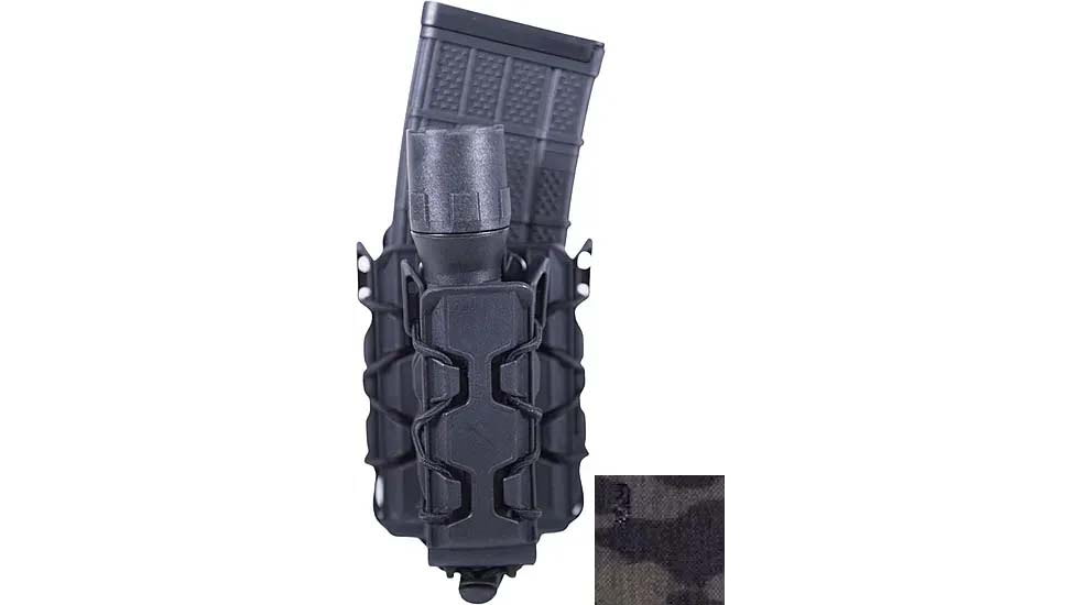 High Speed Gear Double Decker V2 Rifle Magazine Pouch, Black Multicam, 16DD01MB