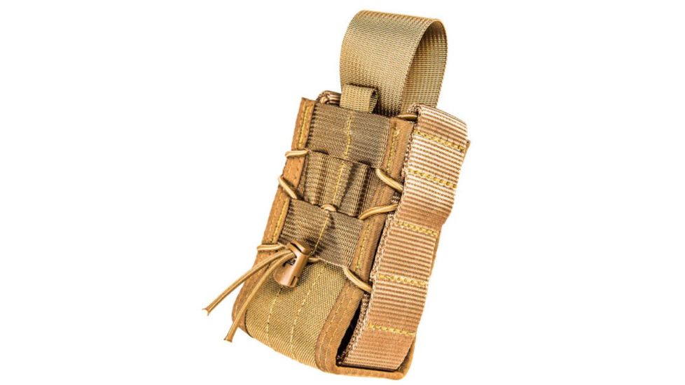 High Speed Gear Stun Gun Taco-MOLLE Pouch w/ HSGI Clips for PALS, Coyote Brown, 11SG00CB