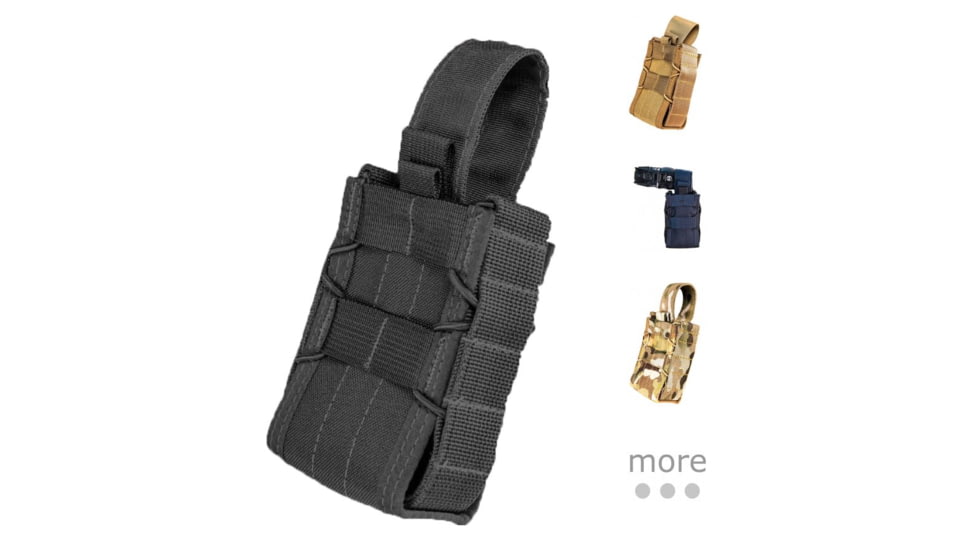 High Speed Gear Stun Gun Taco-Molle Pouch with HSGI Clips for PALS, Black, Coyote Brown, LE Blue, MultiCam, MultiCam BK, Olive Drab
