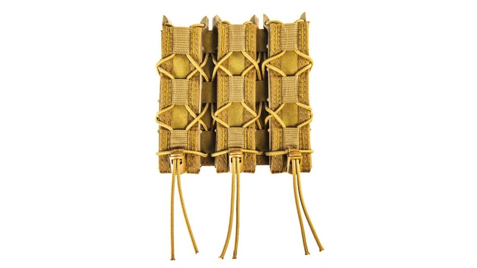 High Speed Gear Triple Extended Pistol Taco Shingle Pistol Magazine Pouch, Coyote Brown, 45EX00CB