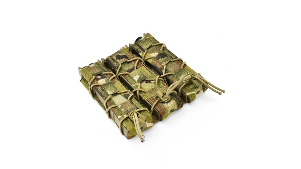 High Speed Gear Triple Extended Pistol TACO Shingle Pistol Magazine Pouch, MultiCam, 45EX00MC