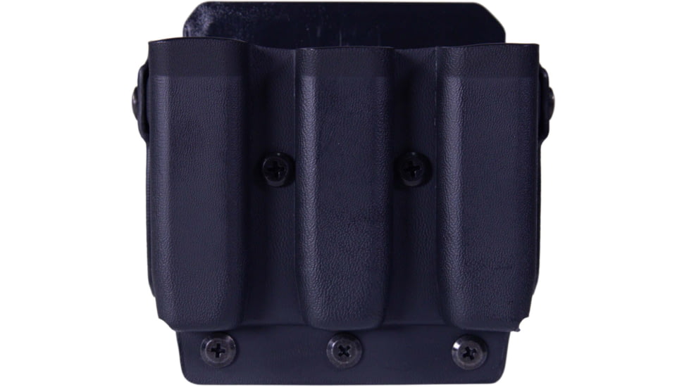 High Speed Gear Triple Mag Pouch, PLM, Glock 9/40mm Double, FN 509, CZ P10, XDM9mm/.40, H&amp;K VP9, Black, 42P113BK
