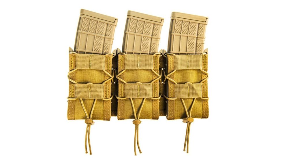 High Speed Gear Triple TACO Shingle Rifle Magazine Pouches, Coyote Brown, 45TA00CB