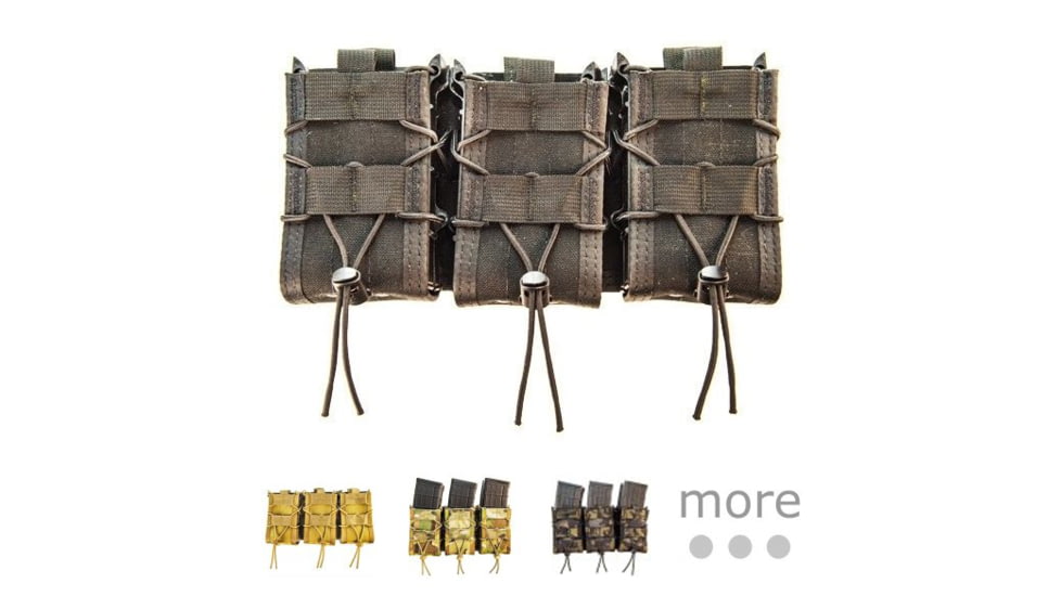 High Speed Gear Triple X2R TACO Shingle Rifle Magazine Pouch, Black, Coyote Brown, MultiCam, MultiCam BK, Olive Drab, Wolf Grey