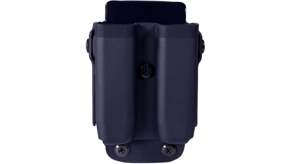 High Speed Gear Twin Mag Pouch, Universal HSG Clips, Glock 9/40mm Double, FN 509, CZ P10, XDM9mm/.40, H&amp;K VP9, Black, 42P102BK