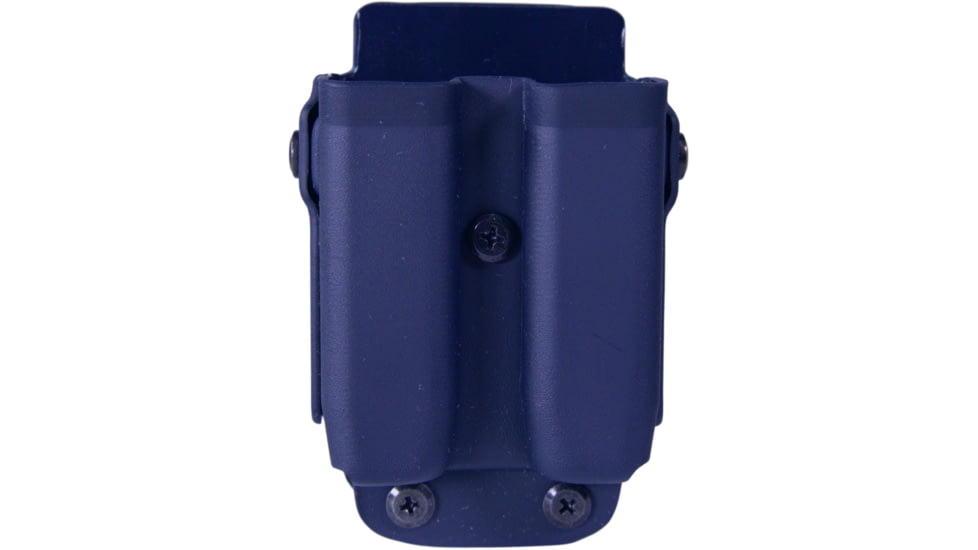 High Speed Gear Twin Mag Pouch, Universal HSG Clips, Glock 9/40mm Double, FN 509, CZ P10, XDM9mm/.40, H&amp;K VP9, LE Blue, 42P102LE
