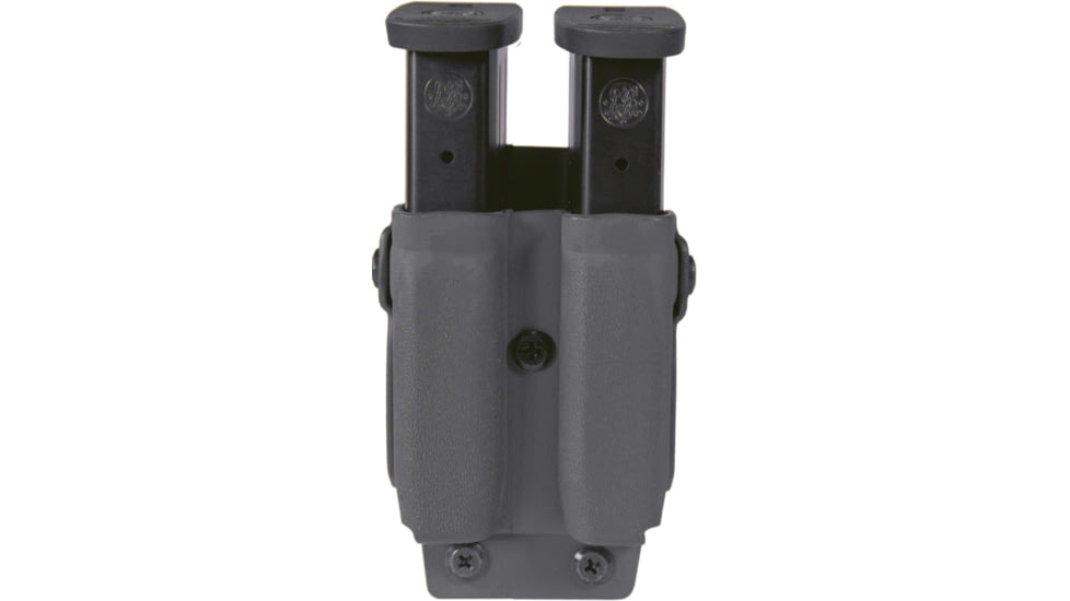 High Speed Gear Twin Mag Pouch, Universal HSG Clips Sig P320 9mm/.40,S&amp;W M&amp;P 9mm/.40, IWI Masada, Canik TP9SF,SFX, Wolf Gray, 42P202WG