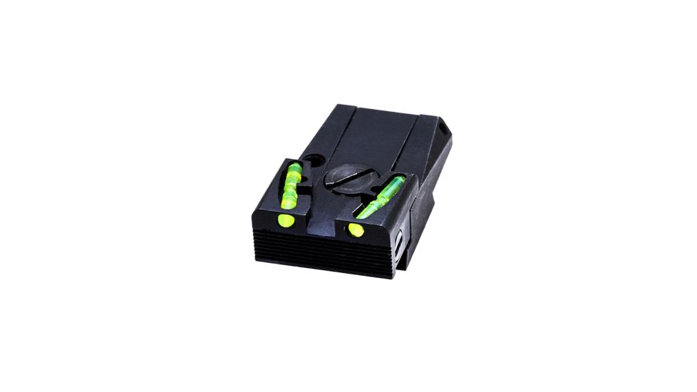 HiViz Adjustable Tritium/Litepipe Rear Sight, Ruger Mark I, Ruger Mark II, Ruger Mark III, Ruger Mark IV, Ruger 22/45, Black, MKAD211
