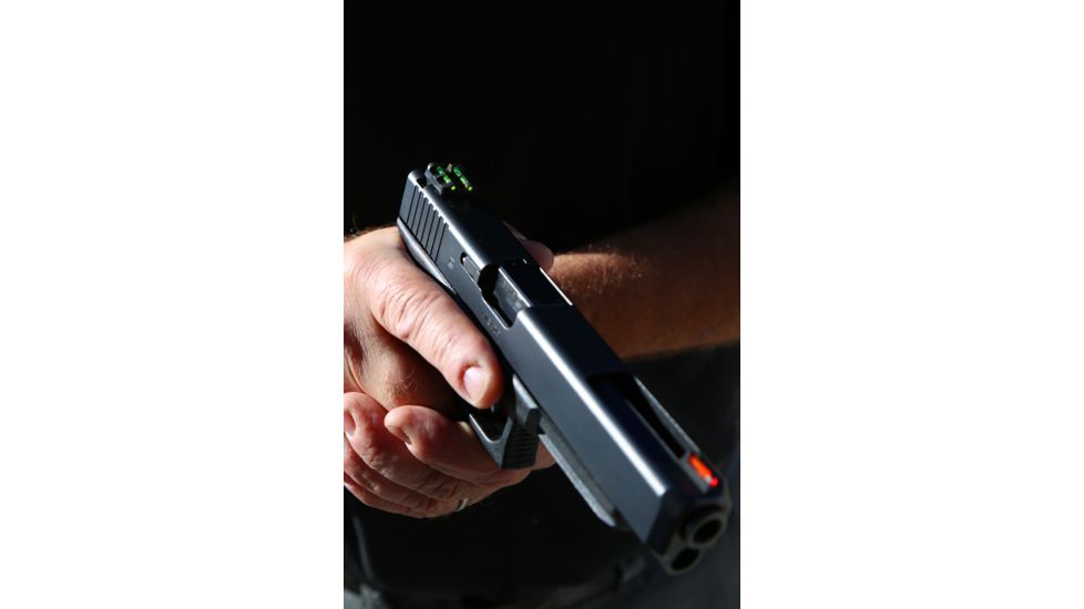 Hiviz GL2014 Fiber Optic Front Sight for Glock, Red/Green, Steel, GL2014