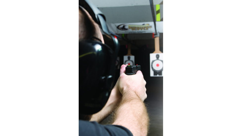 Hiviz GL2014 Fiber Optic Front Sight for Glock, Red/Green, Steel, GL2014