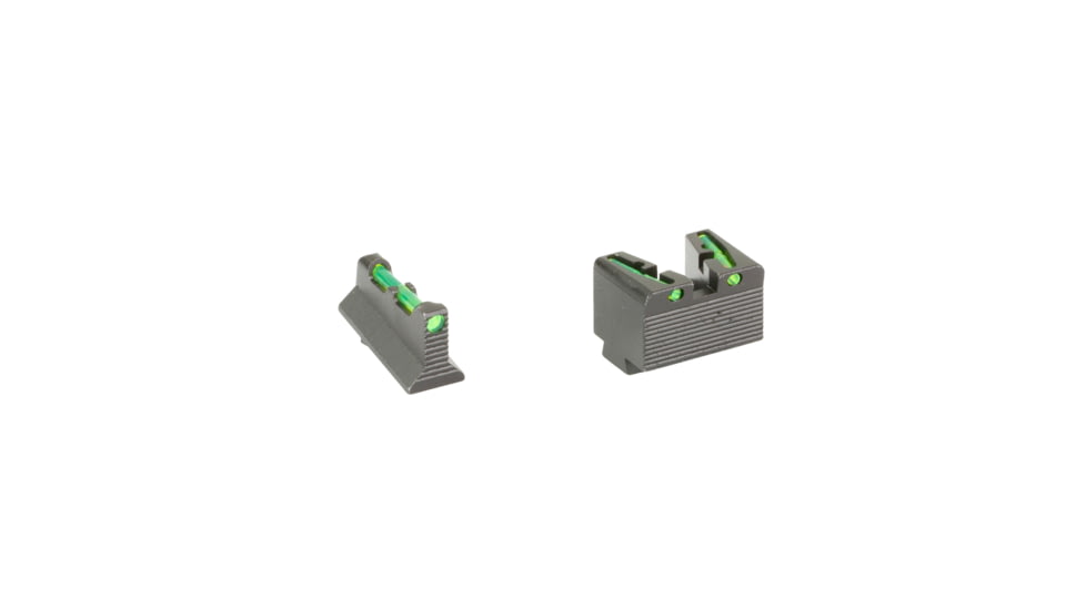 HiViz Glock MOS Sight Set, Black, GMLW21-2