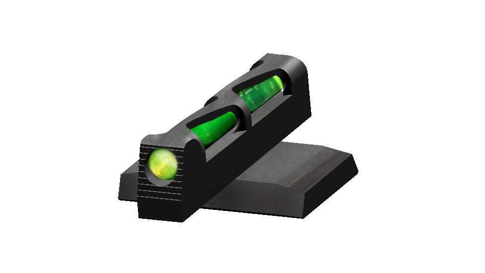 HiViz LITEWAVE Front Sight for Ruger American Pistol, Black, RGALW01