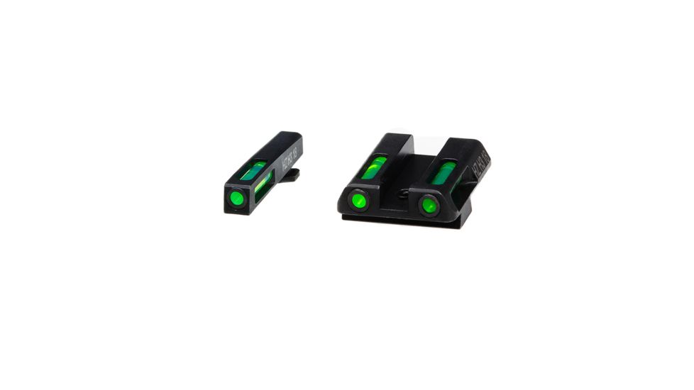 HiViz Litewave H3 Tritium/Litepipe Sight Set, Glock 42/43 GLN321