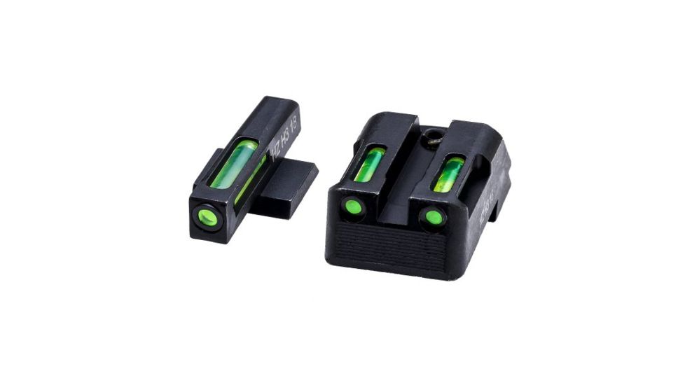 HiViz Litewave H3 Tritium/Litepipe Sight Set, Kimber 1911, KBN321