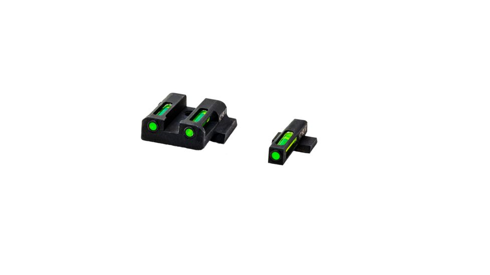 HiViz Litewave H3 Tritium/Litepipe Sight Set, S&amp;W M&amp;P MPN321
