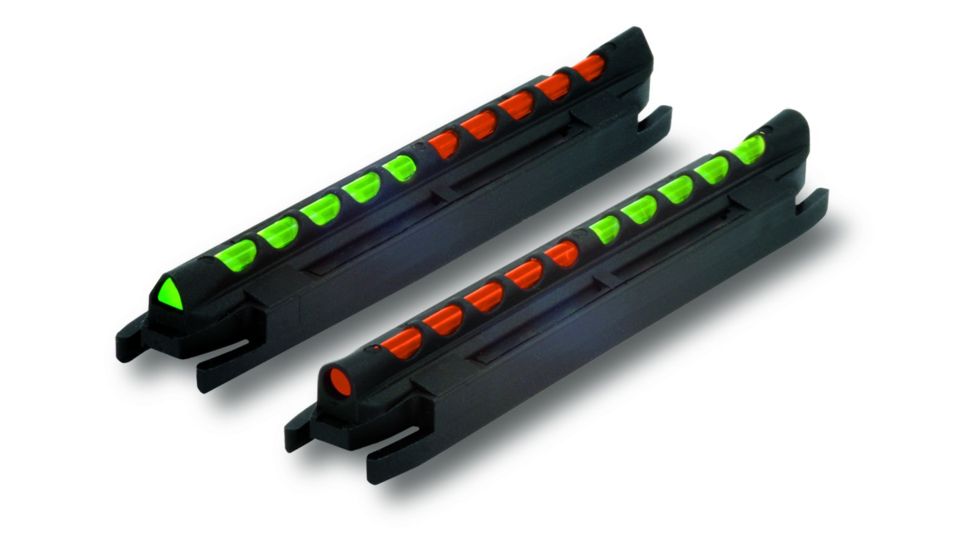 Hiviz Two-In-One Magnetic Base, Rib Shotgun Sight Model 300, Narrow, Green/Orange TO300