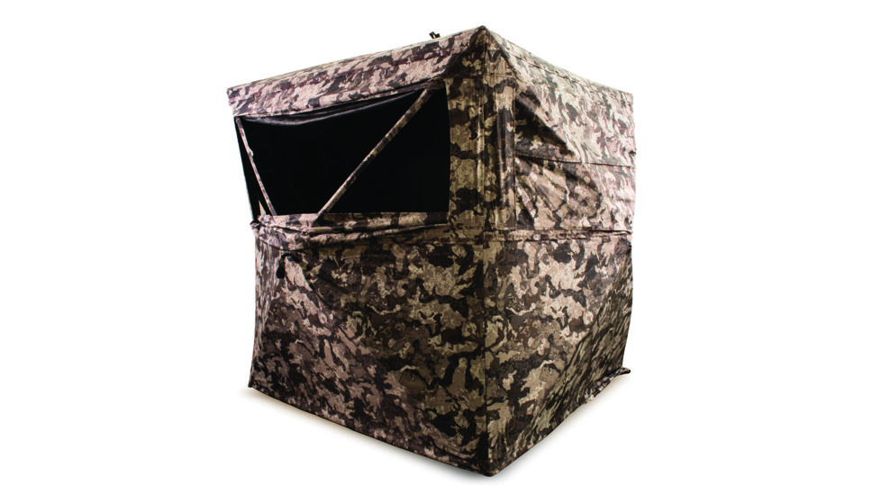 HME 3-Person Ground Blind, Cervidae Camo, 75x75x67in HME-GRDBLND3-CVD