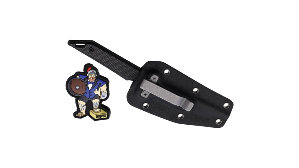 Hoback Knives Goliath Fixed Black Micarta