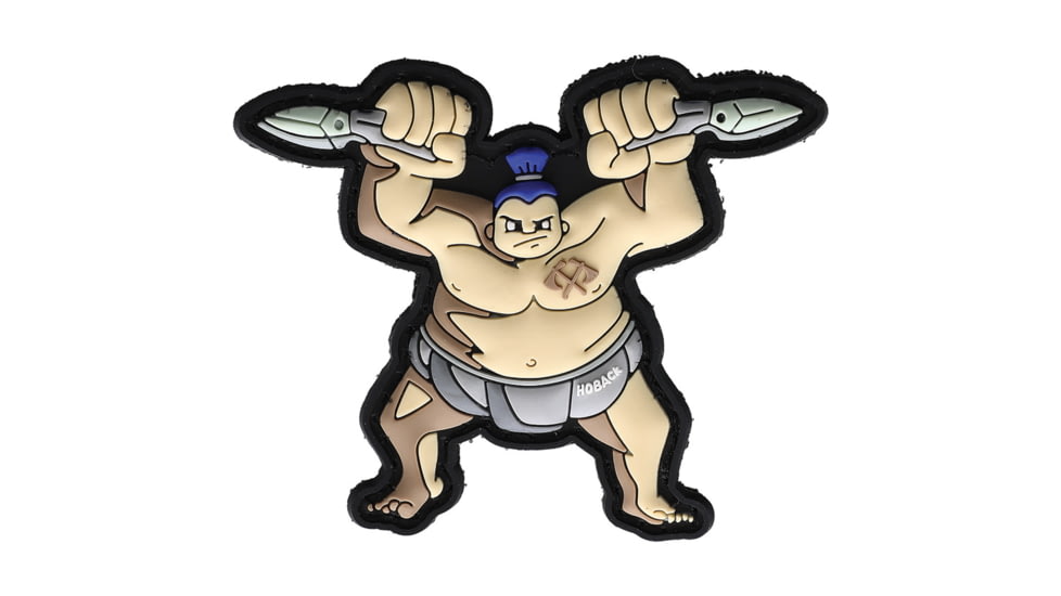 Hoback Knives Sumo Button Lock Light Gray