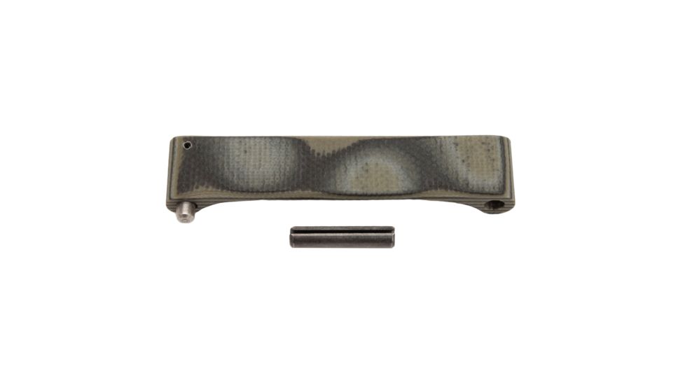 Hogue AR15/M16 St Trigger Guard G10 w/ Extreme Series Aluminum Grip, G-Mascus Green 196032