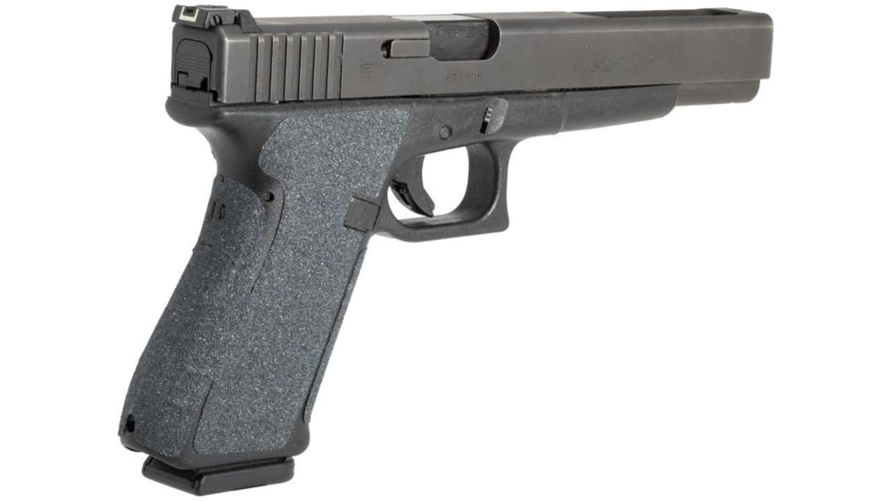 Hogue Wrapter Adhesive Grip For Glock 17, 17L, 18, 22, 24, 31, Small Frame Full Size Generation 1-2, Grit Black, 17129