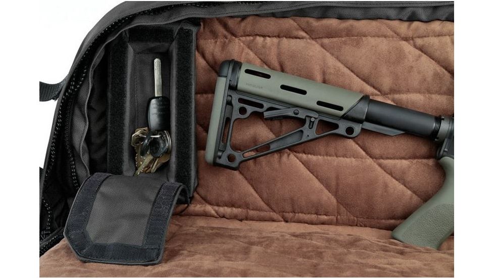 HOGUE Gear Large Double Rifle Bag w/ Front Pocket and Handles, Black 10in. Tall 46in. Long 59470