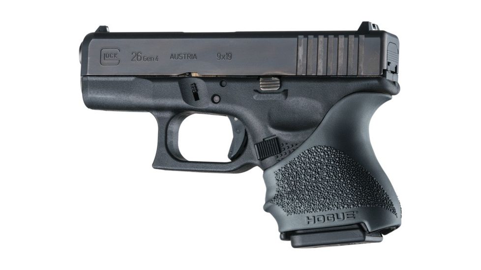 Hogue HandAll Beavertail Grip Sleeve Glock 26/27, Black, 18600