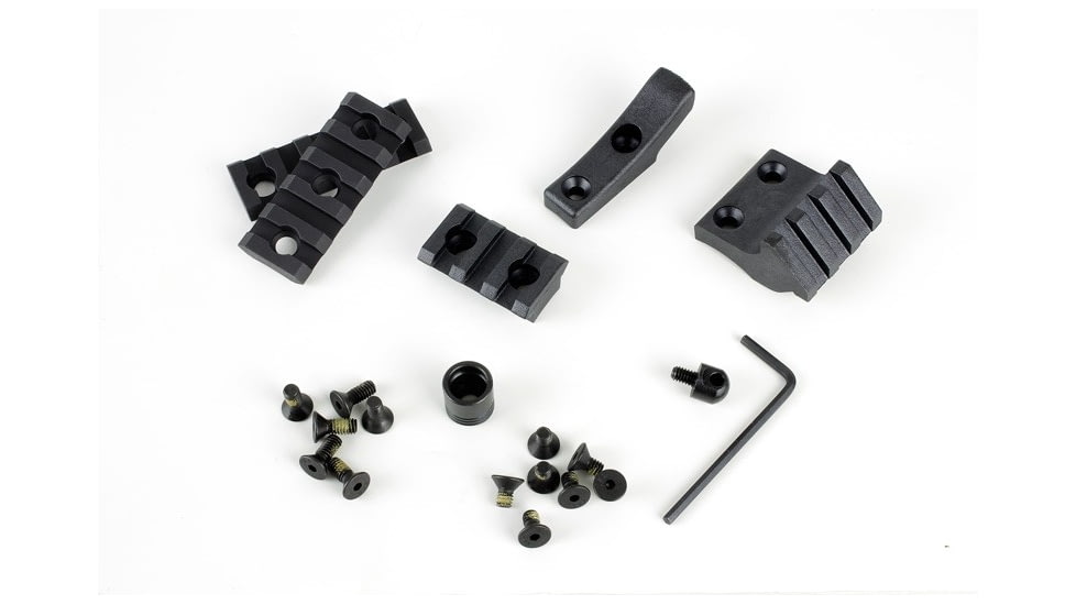 Hogue OverMold Free Float Forend w/ Accesory Attachments, AR-15/ M16, Rifle Length, Slate Grey, Universal, 15574