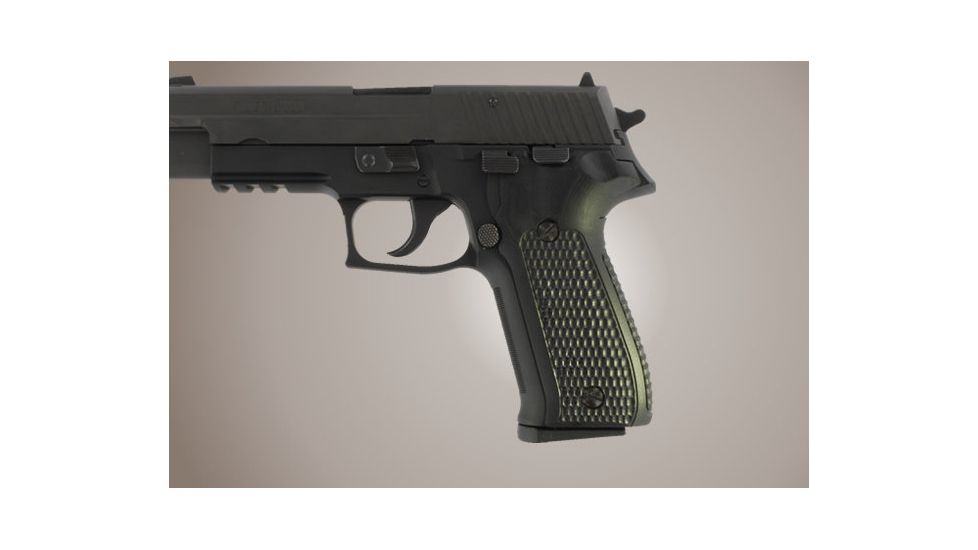 Hogue SIG Sauer P226 Piranha Grip G-10 - Solid Black 26139