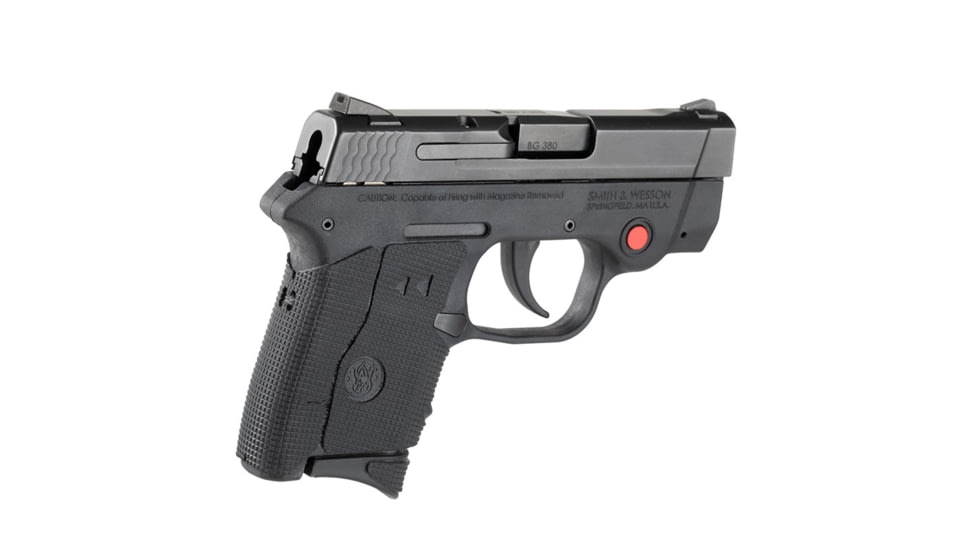 Hogue Smith &amp; Wesson Bodyguard 380, Wrapter Rubber Adhesive Grip, Block Texture, Black, 18468