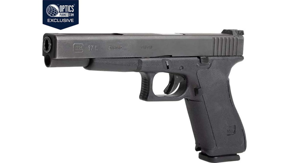 Hogue Wrapter Adhesive Grip For Glock 17, 17L, 18, 22, 24, 31, Small Frame Full Size Generation 1-2, Rubber Black, 17120