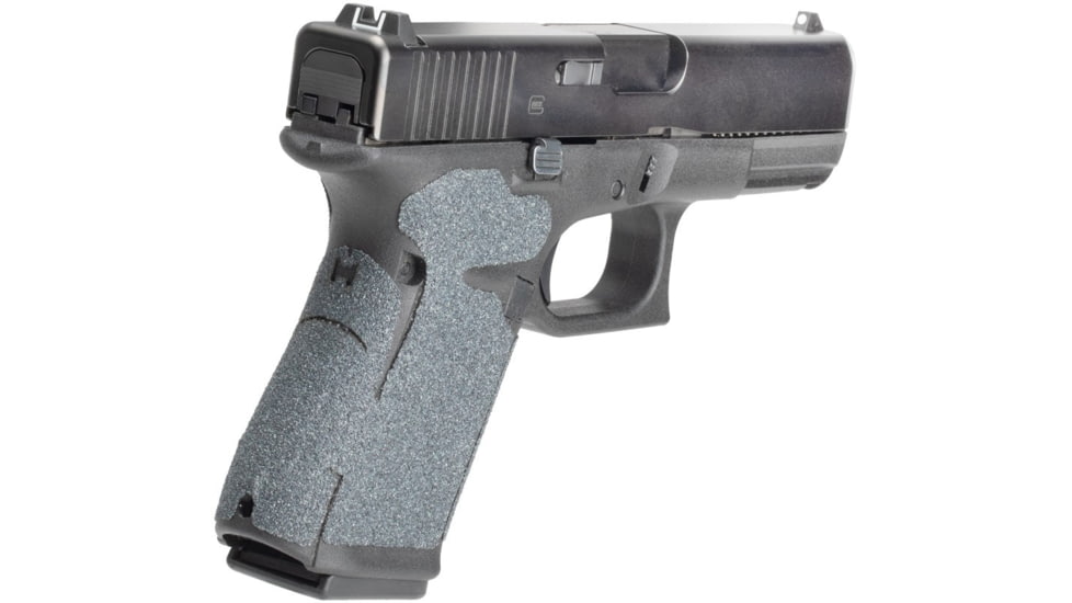 Hogue Wrapter Adhesive Grip For Glock 19, 19MOS, 44, Small Frame Compact Generation 5 Small Backstrap, Grit Black, 17279