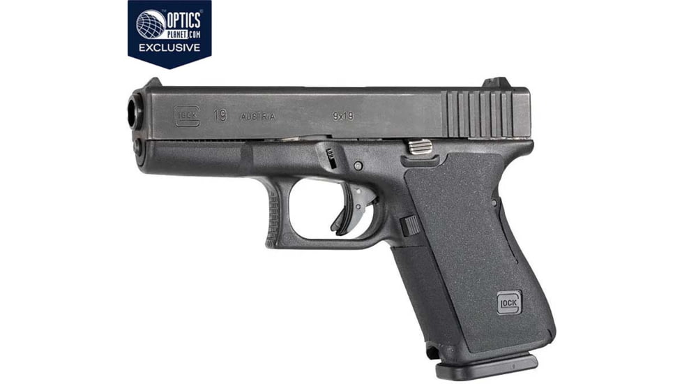 Hogue Wrapter Adhesive Grip For Glock 19, 23, 32, Small Frame Compact Generation 1-2, Rubber Black, 17220