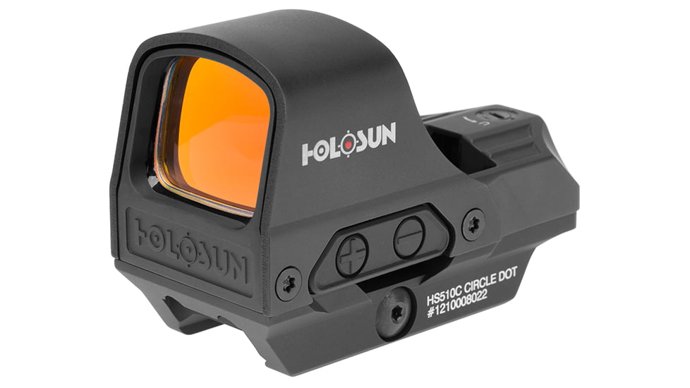 Holosun HS510C Open Reflex Sight, 2 MOA dot 65 MOA Circle Reticle, Black HS510C