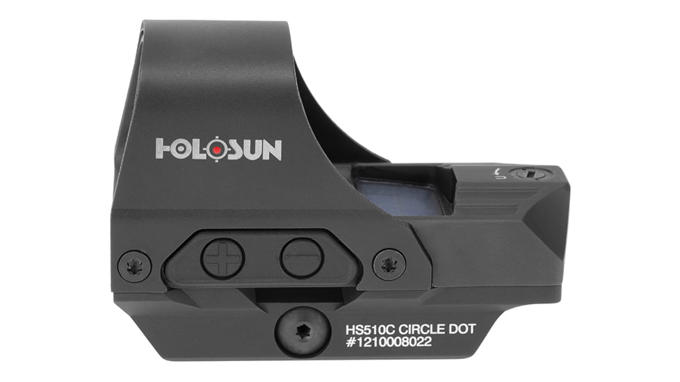 Holosun HS510C Open Reflex Sight, 2 MOA dot 65 MOA Circle Reticle, Black HS510C