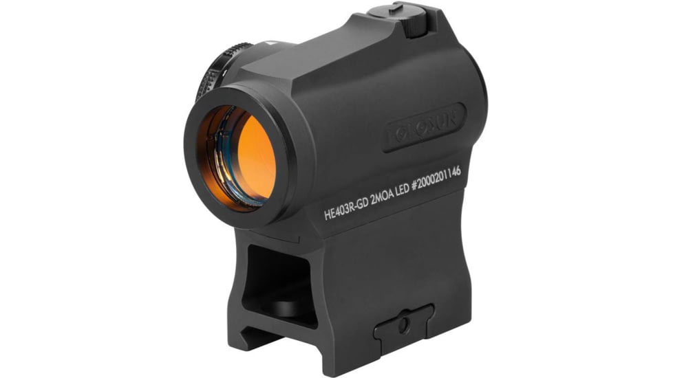 Holosun Micro Red Dot Sight, 2 MOA Circle Dot Reticle, MAO, Black, HE403R-GD