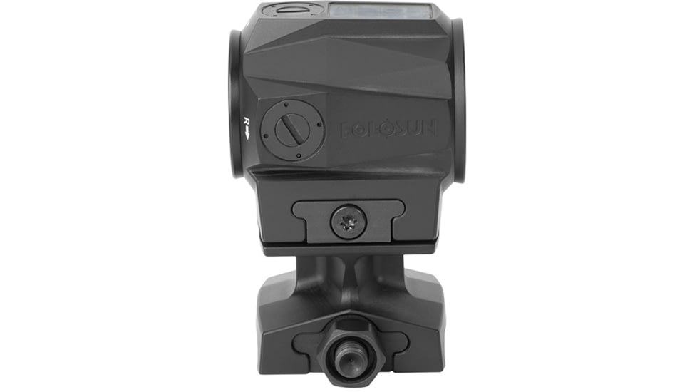 Holosun SCRS Solar Charging Rifle Sight, 2 MOA Dot/65 MOA Circle Red Reticles, Black, SCRS-RD-MRS