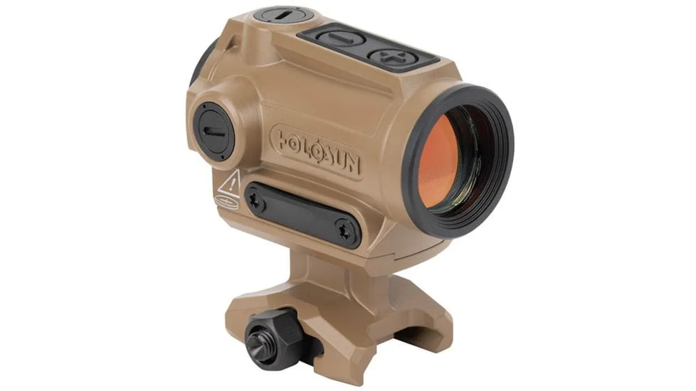 Holosun Technologies ARO, Red Dot, 2 MOA Dot, Fits 1913 Picatinny Rail, 1.63&quot; Lower 1/3 Co-Witness Mount, Flat Dark Earth, ARO-RD2-FDE