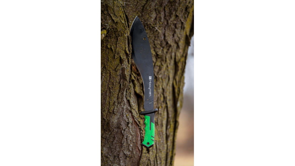 Hooyman Kukri Machete, Black/Green, 1112236