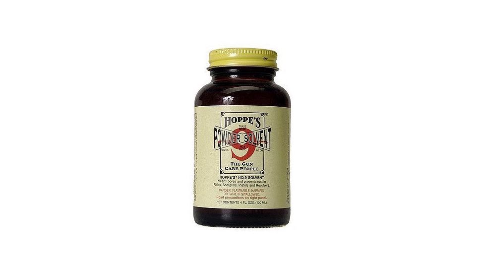 Hoppes No 9 Nitro Powder Solvent 4 oz Bottle 904