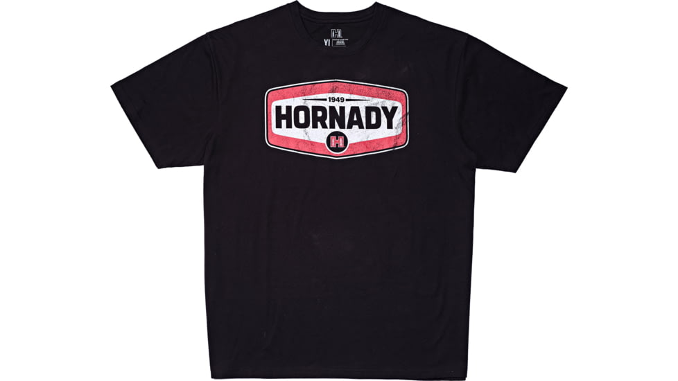 Hornady Black T-Shirt - Men's, Black, 2XL, 99607XXL