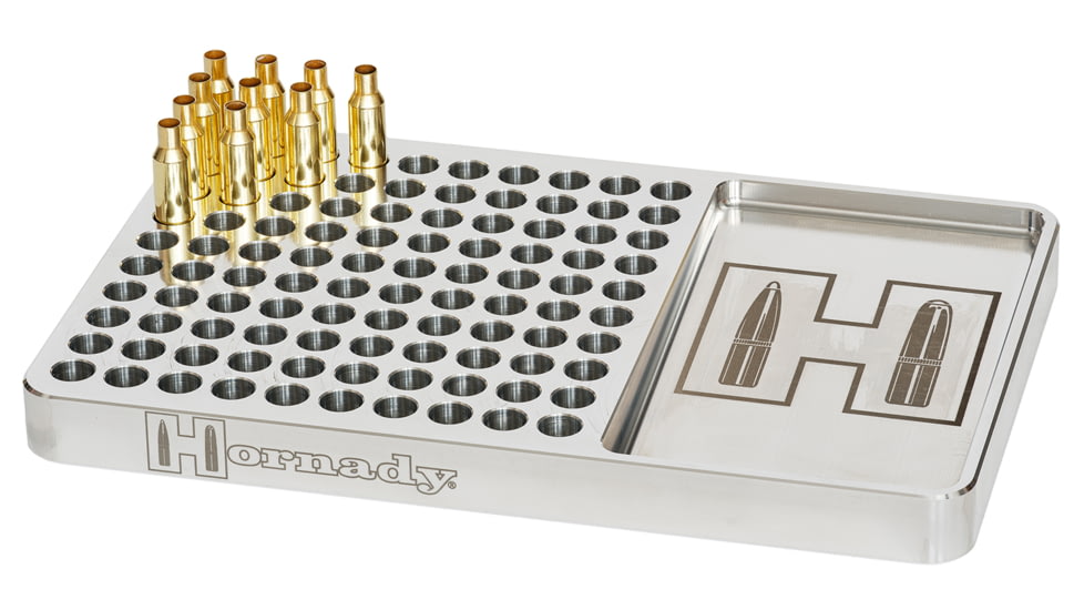 Hornady Reloading Block, 100 Rounds, Red, 480044