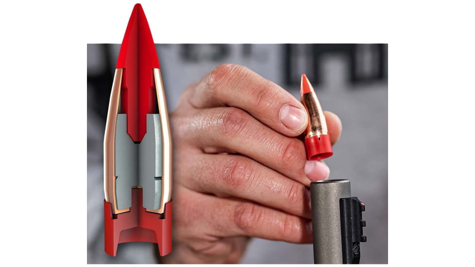 Hornady .50 Caliber .499, 340 Grain Bore, Driver ELD-X Bullets, 20 Bullets, 67714-50CAL