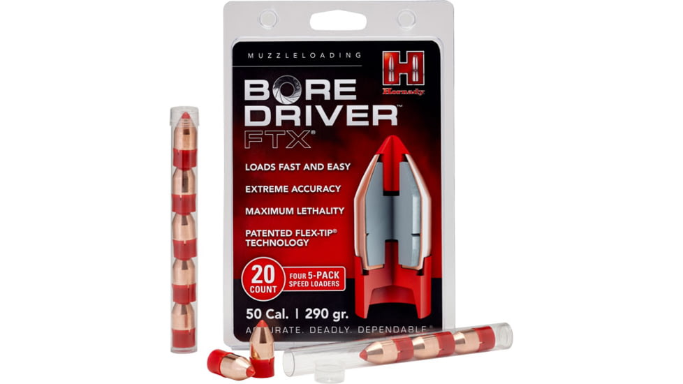 Hornady .50cal Bore Driver 3499 290gr. Ftx 20-count