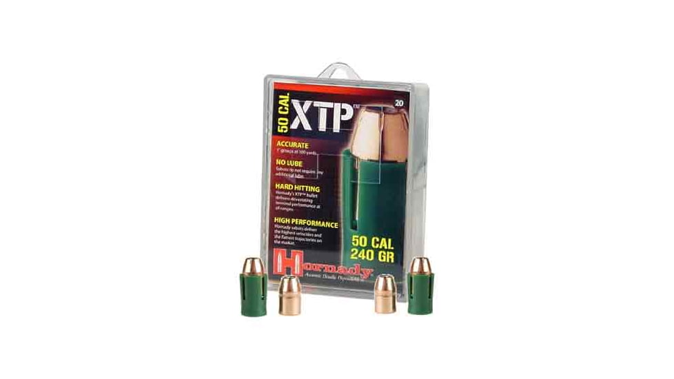 Hornady .50cal Saboted Bullet .44 240gr. Jhp 20-count