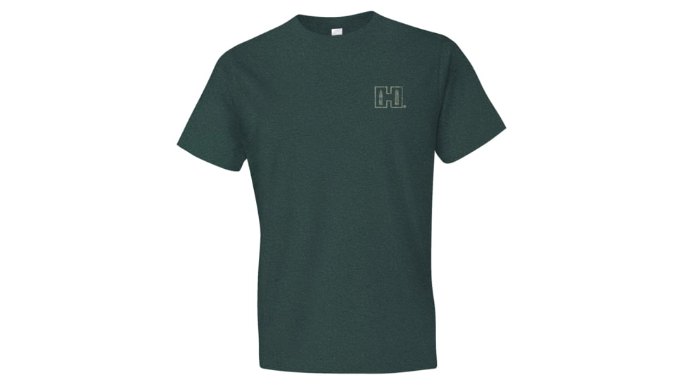 Hornady Double Rocker T-Shirt - Men's, Olive Heather, Extra Large, 31794