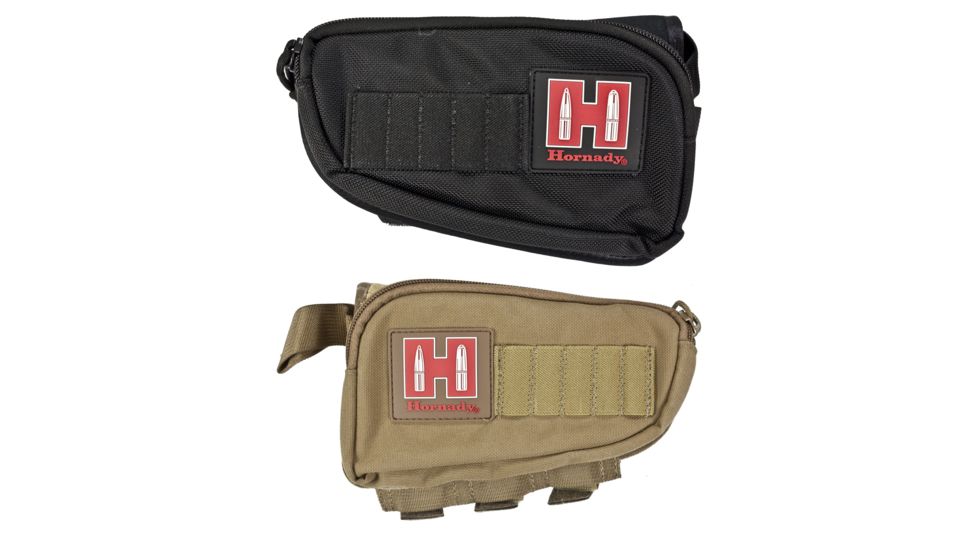 Hornady Gun Cheek Piece, Black, Tan