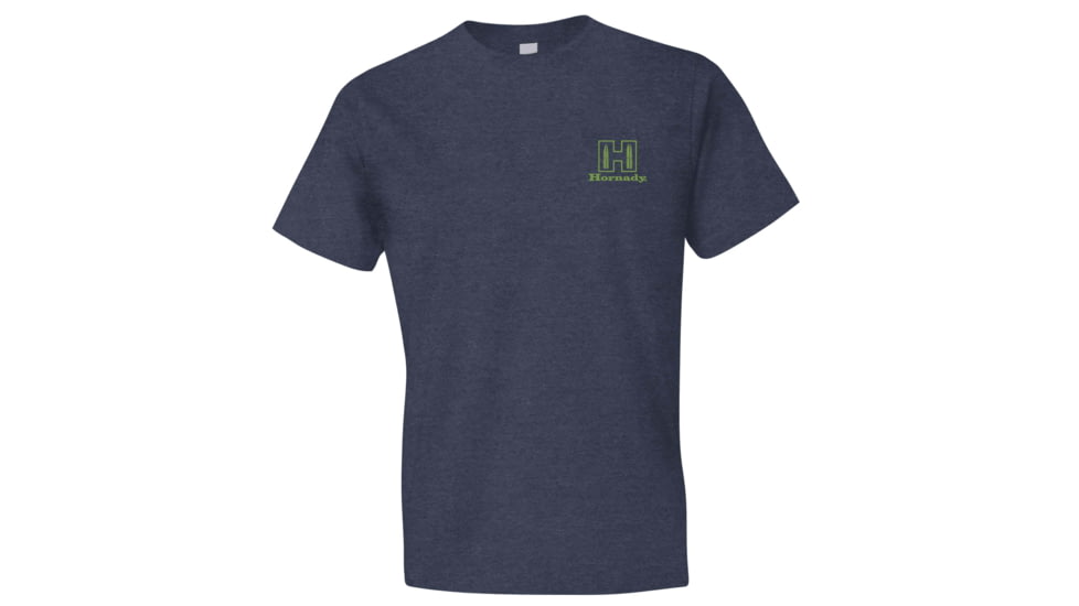 Hornady Logo Stamp T-Shirt - Mens, Indigo, Medium, 30992