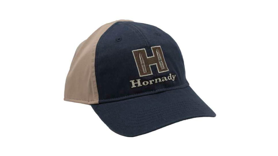 Hornady One Size Cap, Blue and Khaki, 99210