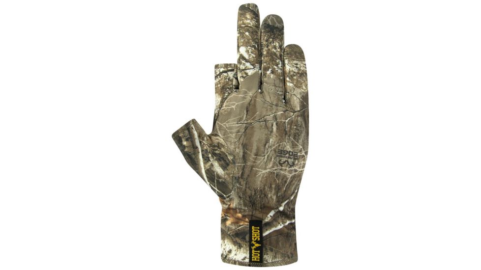 Hot Shot Copperhead Stretch Gloves, Realtree Edge, One Size 75956